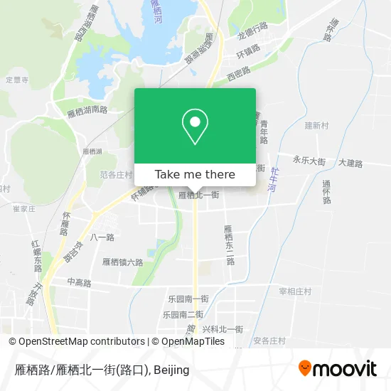 雁栖路/雁栖北一街(路口) map