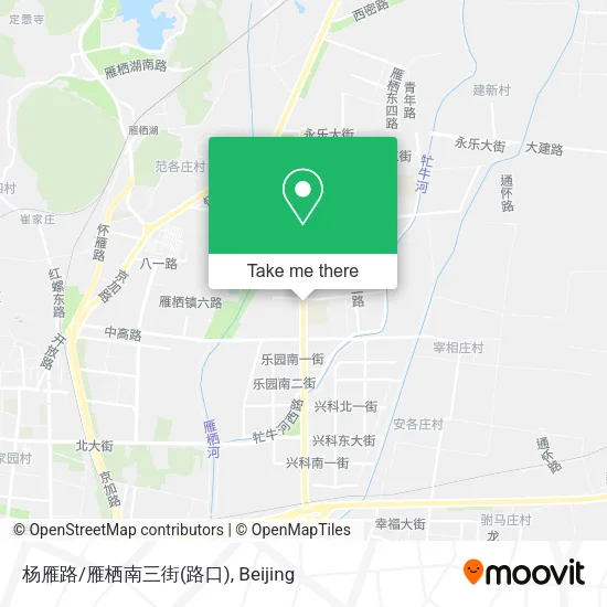 杨雁路/雁栖南三街(路口) map