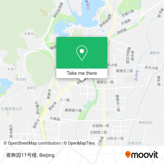 雁舞园11号楼 map