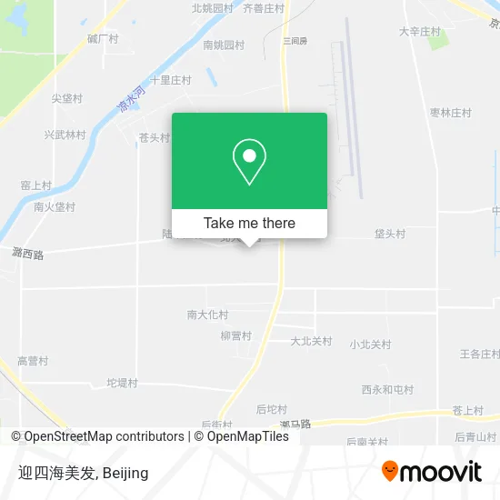 迎四海美发 map