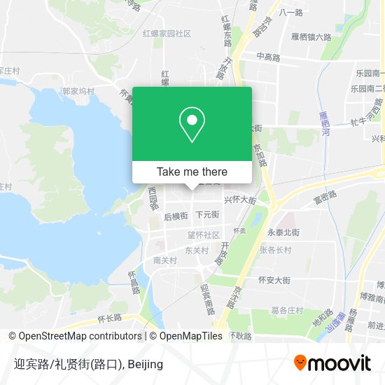 迎宾路/礼贤街(路口) map