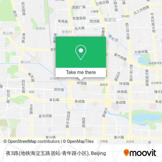 夜3路(地铁海淀五路居站-青年路小区) map