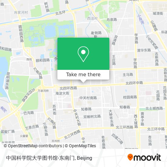 中国科学院大学图书馆-东南门 map