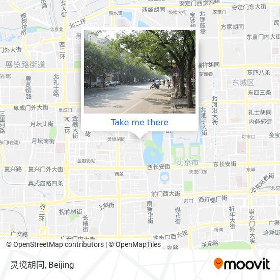 灵境胡同 map