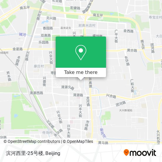 滨河西里-25号楼 map