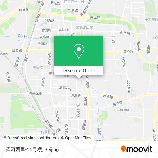 滨河西里-16号楼 map