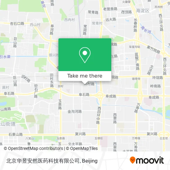 北京华昱安然医药科技有限公司 map