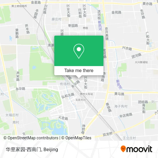 华昱家园-西南门 map