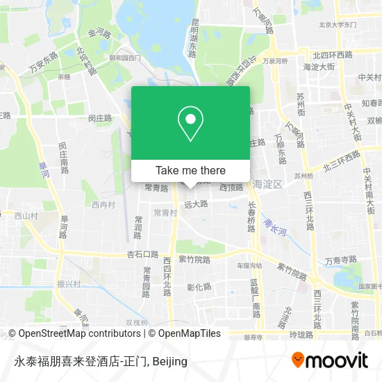 永泰福朋喜来登酒店-正门 map
