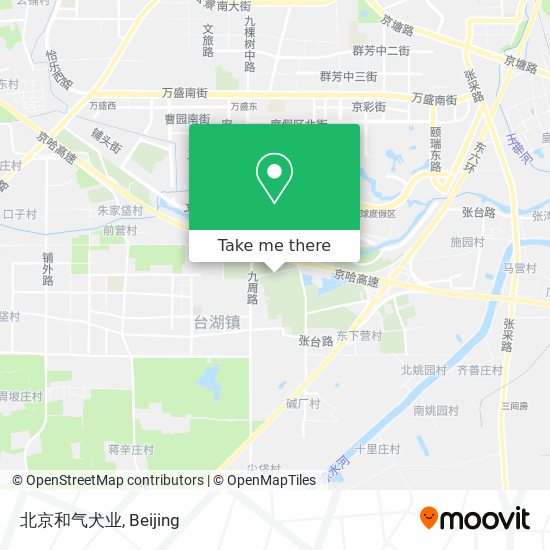 北京和气犬业 map