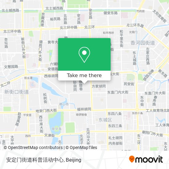 安定门街道科普活动中心 map