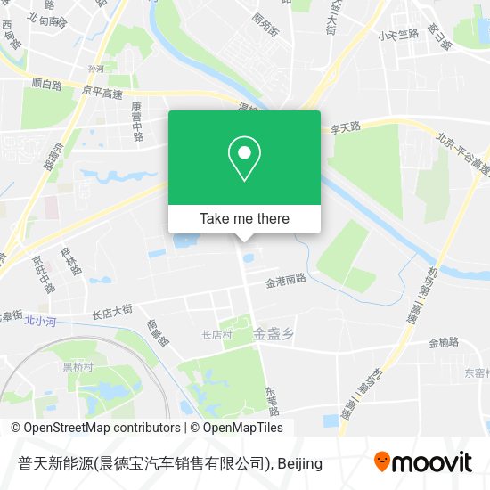 普天新能源(晨德宝汽车销售有限公司) map