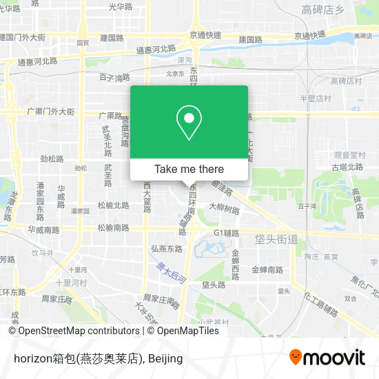 horizon箱包(燕莎奥莱店) map