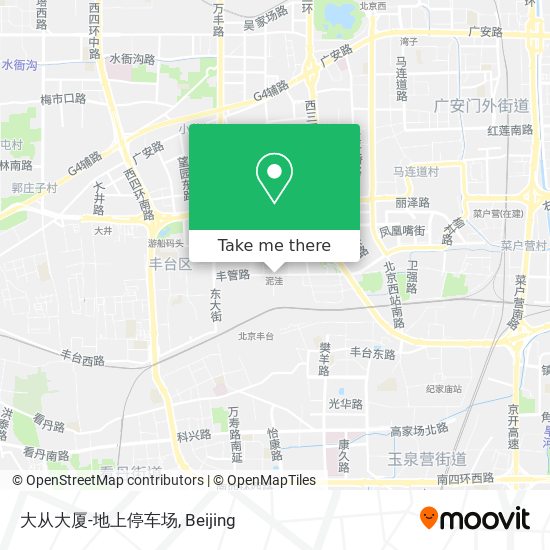 大从大厦-地上停车场 map