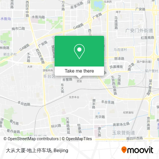 大从大厦-地上停车场 map