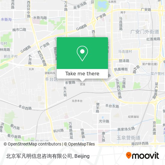 北京军凡明信息咨询有限公司 map