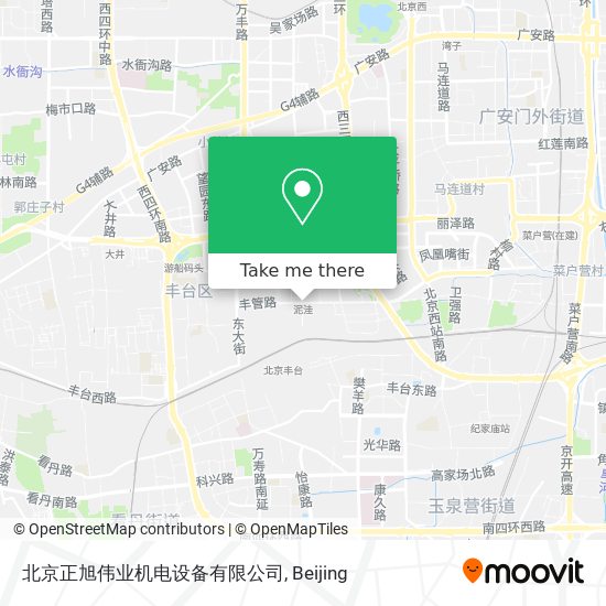 北京正旭伟业机电设备有限公司 map