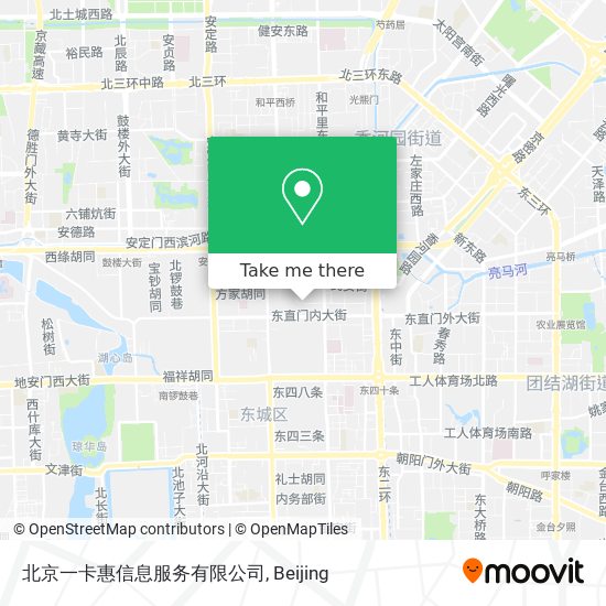 北京一卡惠信息服务有限公司 map