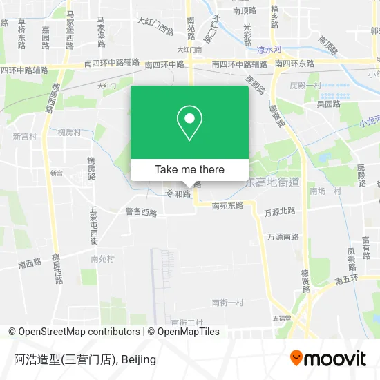 阿浩造型(三营门店) map