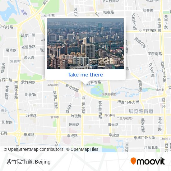 紫竹院街道 map