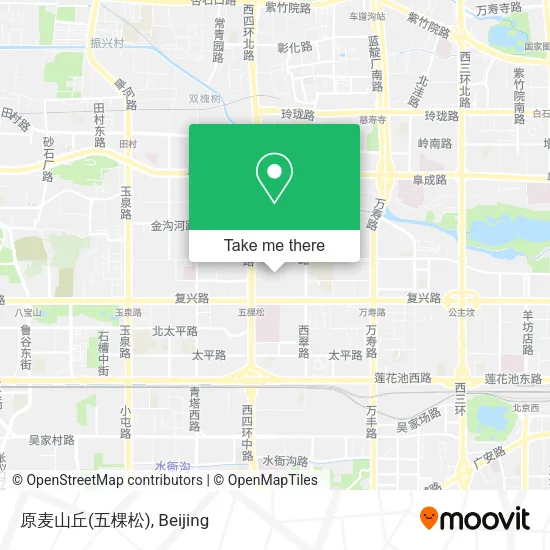 原麦山丘(五棵松) map
