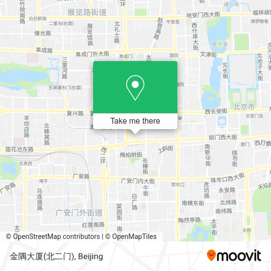 金隅大厦(北二门) map