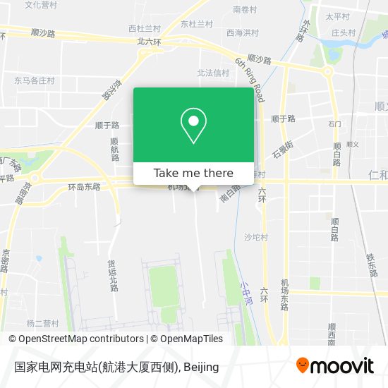 国家电网充电站(航港大厦西侧) map