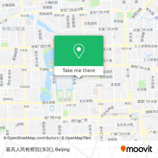 最高人民检察院(东区) map