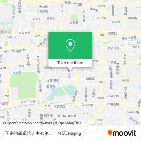正宗跆拳道培训中心第二十分店 map