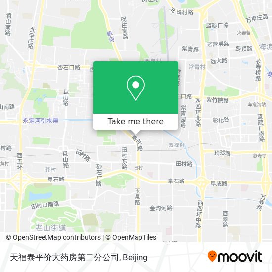天福泰平价大药房第二分公司 map