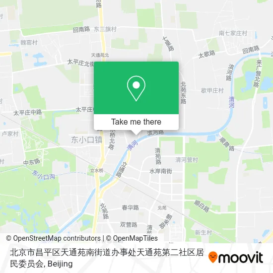 北京市昌平区天通苑南街道办事处天通苑第二社区居民委员会 map