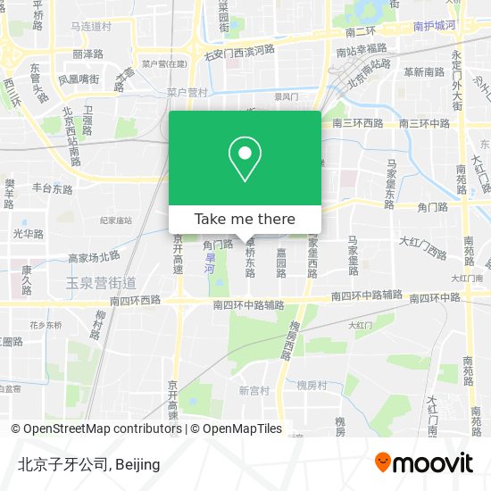 北京子牙公司 map