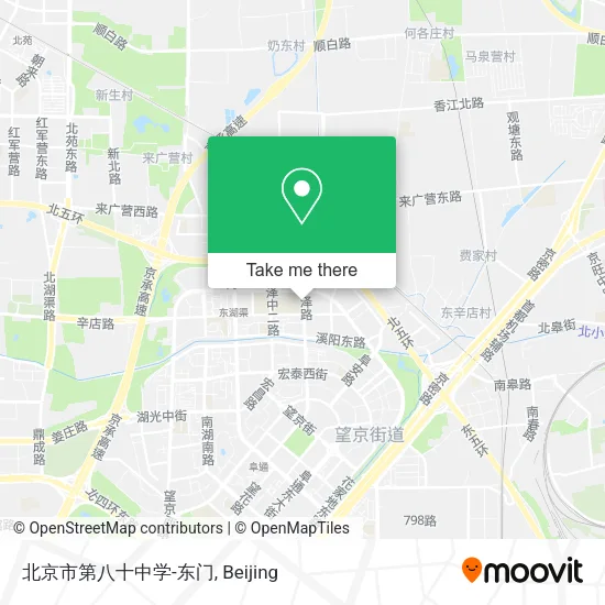 北京市第八十中学-东门 map
