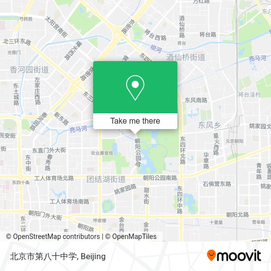北京市第八十中学 map