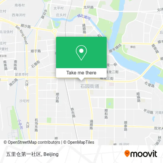 五里仓第一社区 map