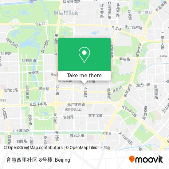 育慧西里社区-8号楼 map