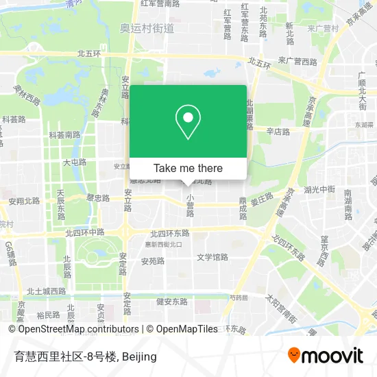 育慧西里社区-8号楼 map