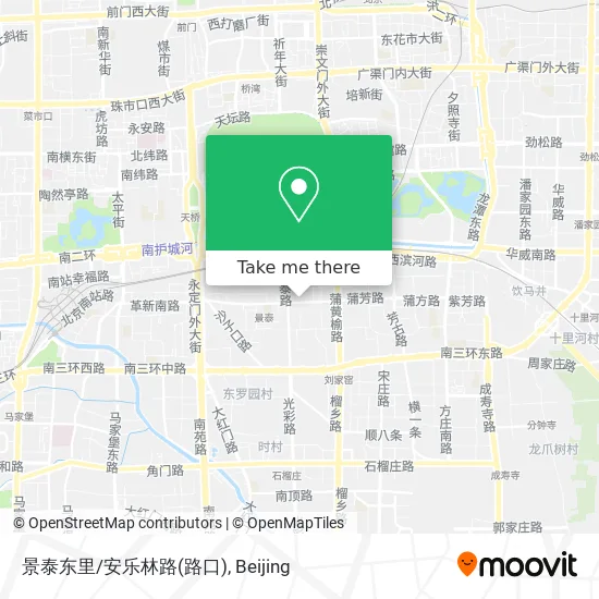 景泰东里/安乐林路(路口) map