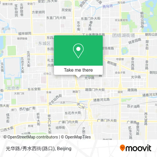 光华路/秀水西街(路口) map