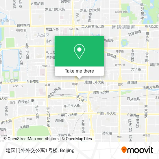建国门外外交公寓1号楼 map