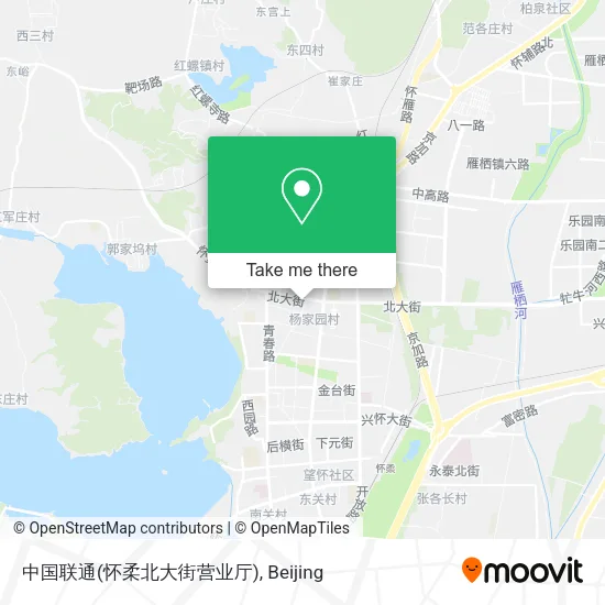 中国联通(怀柔北大街营业厅) map