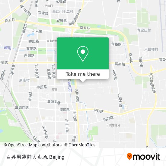 百姓男装鞋大卖场 map
