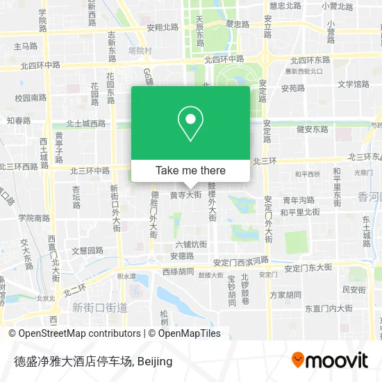 德盛净雅大酒店停车场 map