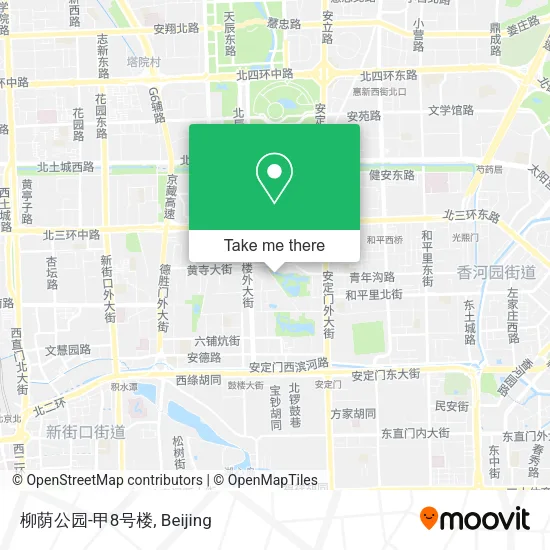 柳荫公园-甲8号楼 map