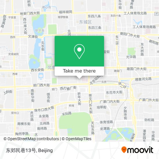 东郊民巷13号 map