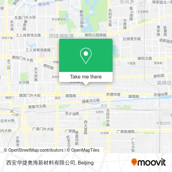 西安华捷奥海新材料有限公司 map