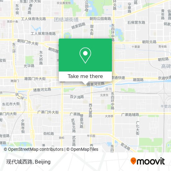 现代城西路 map