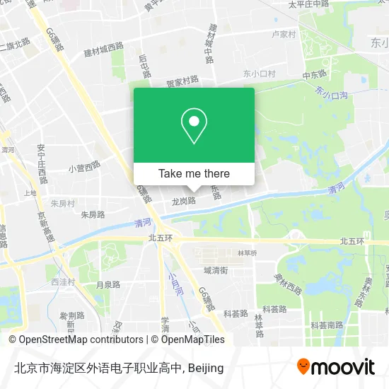 北京市海淀区外语电子职业高中 map