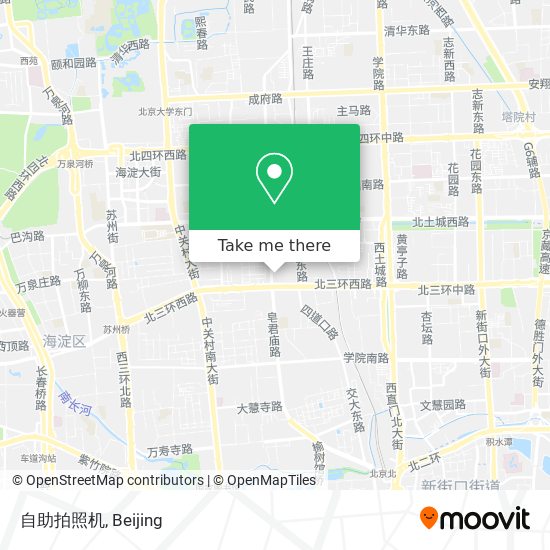 自助拍照机 map