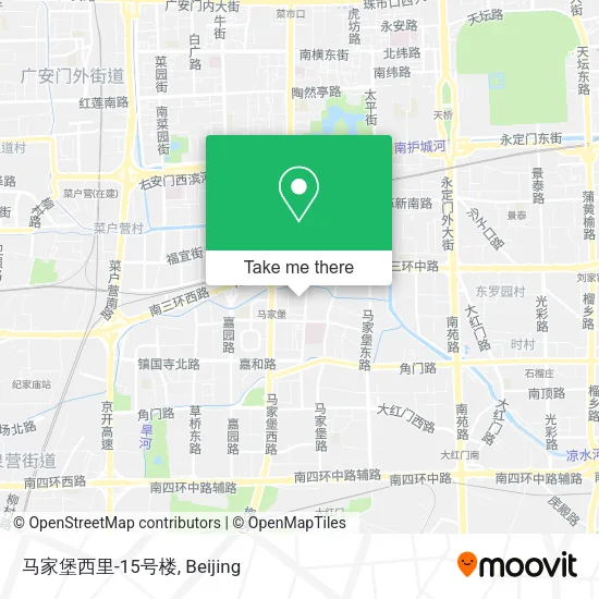 马家堡西里-15号楼 map